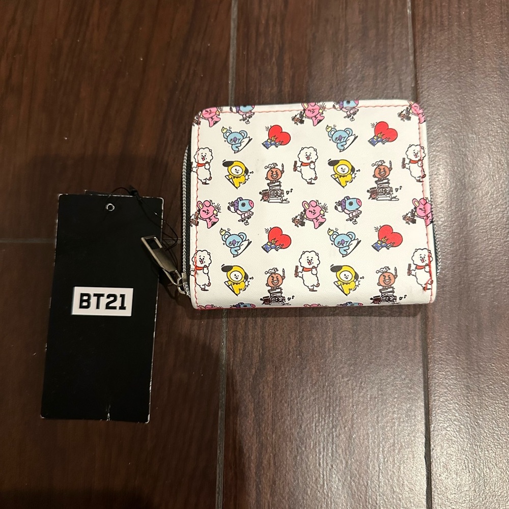 BT21 BTS Zip Wallet